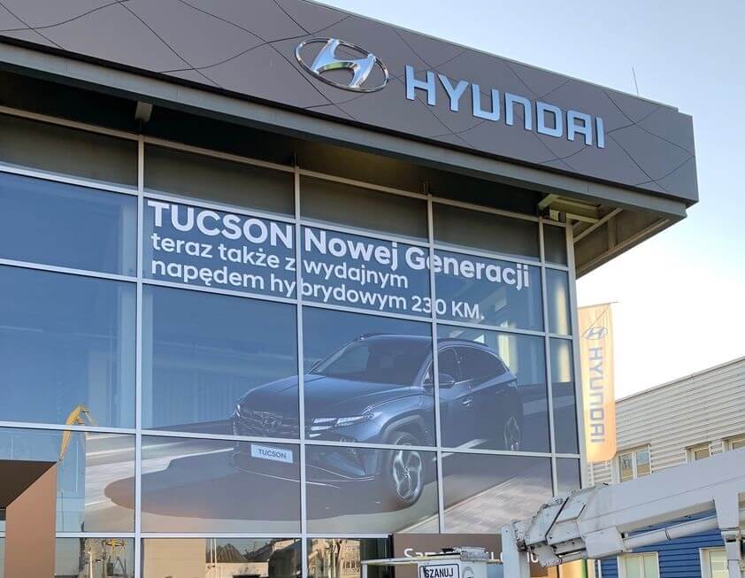 Reklama salon Hyundai